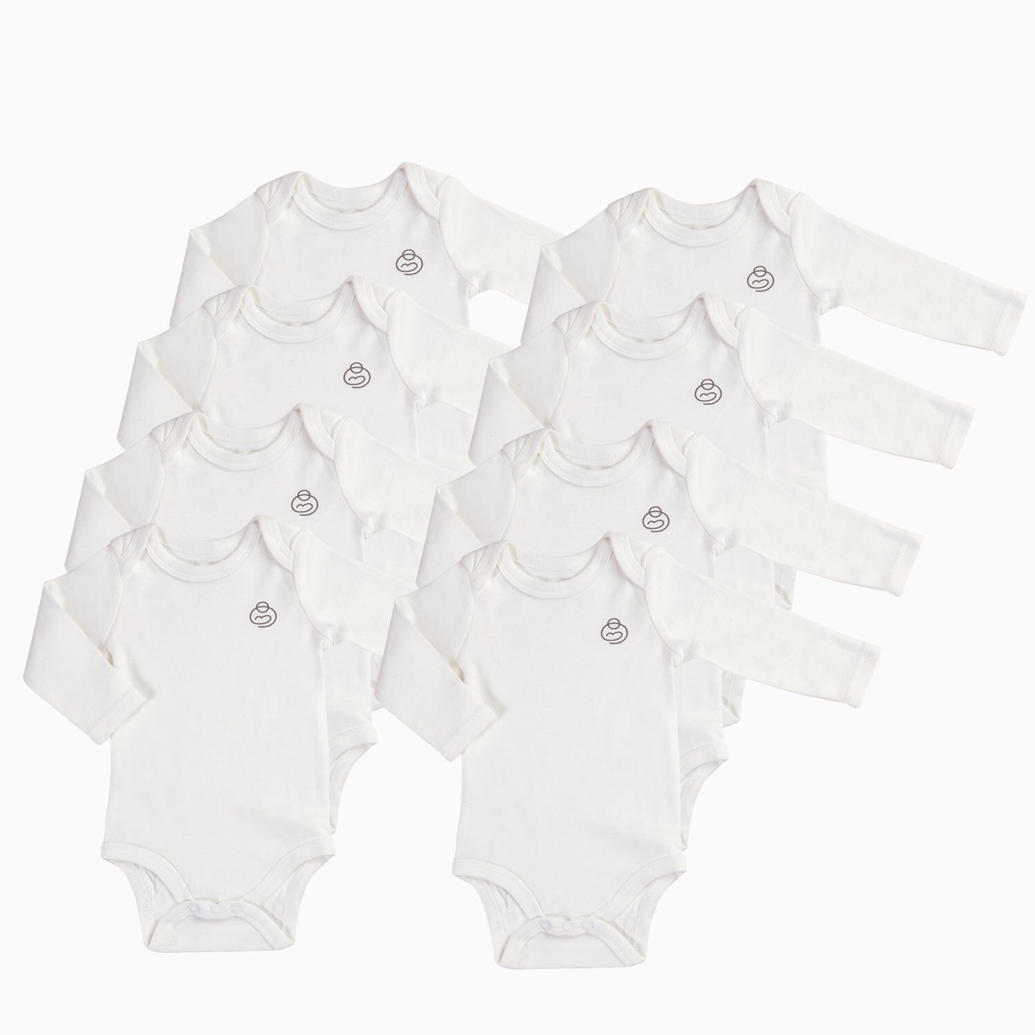 Pack De 8 Bodys Manga Larga 3-6m image number 0.0