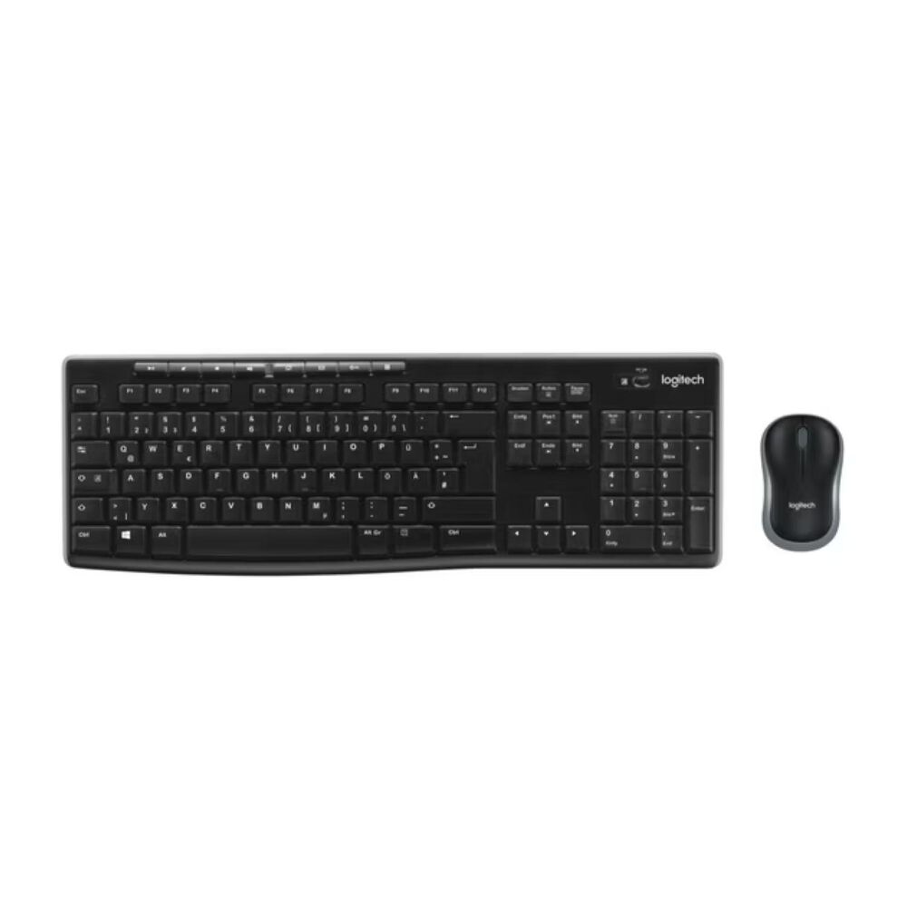 Kit Teclado Y Mouse Inalambrico Usb Negro Mk270 image number 4.0