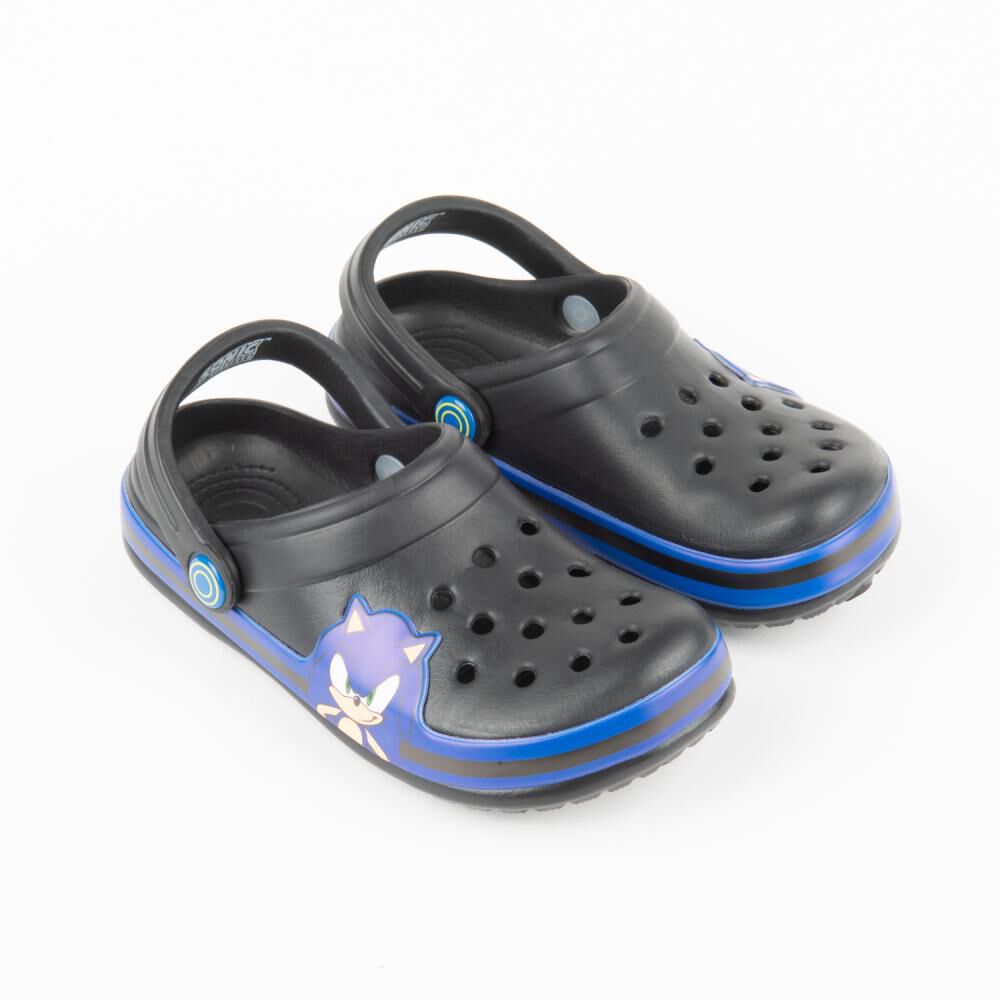 Sandalia Niño Poses Sonic Negro/azul image number 2.0