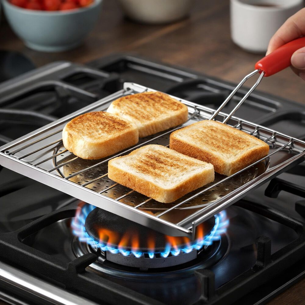 Tostador Manual De Cocina Tostar Pan Cubre Ollas image number 2.0