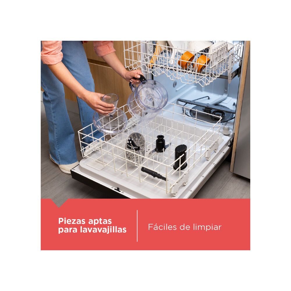Procesador De Alimentos Black+decker Silencioso Fp4342 image number 5.0