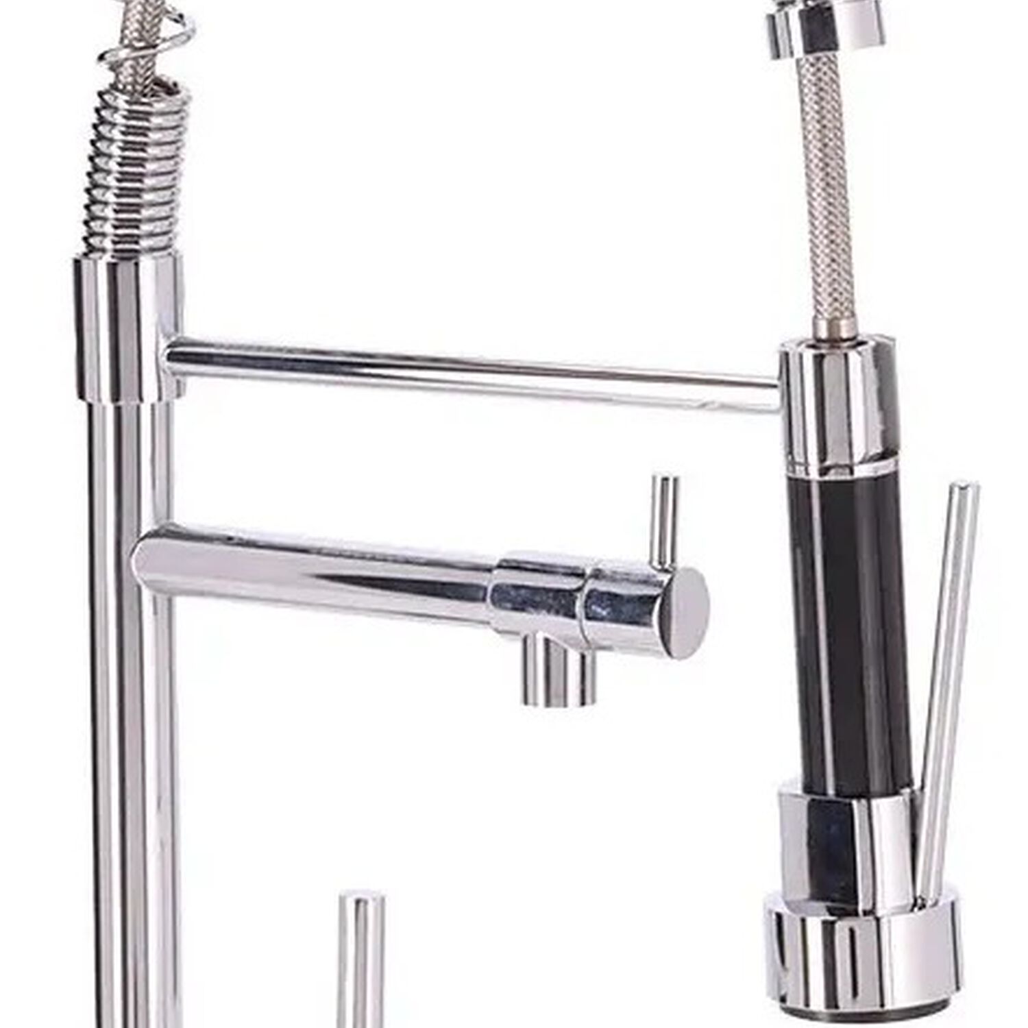 Monomando Llave Grifo Lavaplatos Extra&iacute;ble Modelo Bangor Marca Pmb Cromado Giro 360 image number 3.0