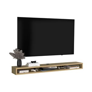 Repisa De Tv 75" Flotante 80x15x29,6 Cm