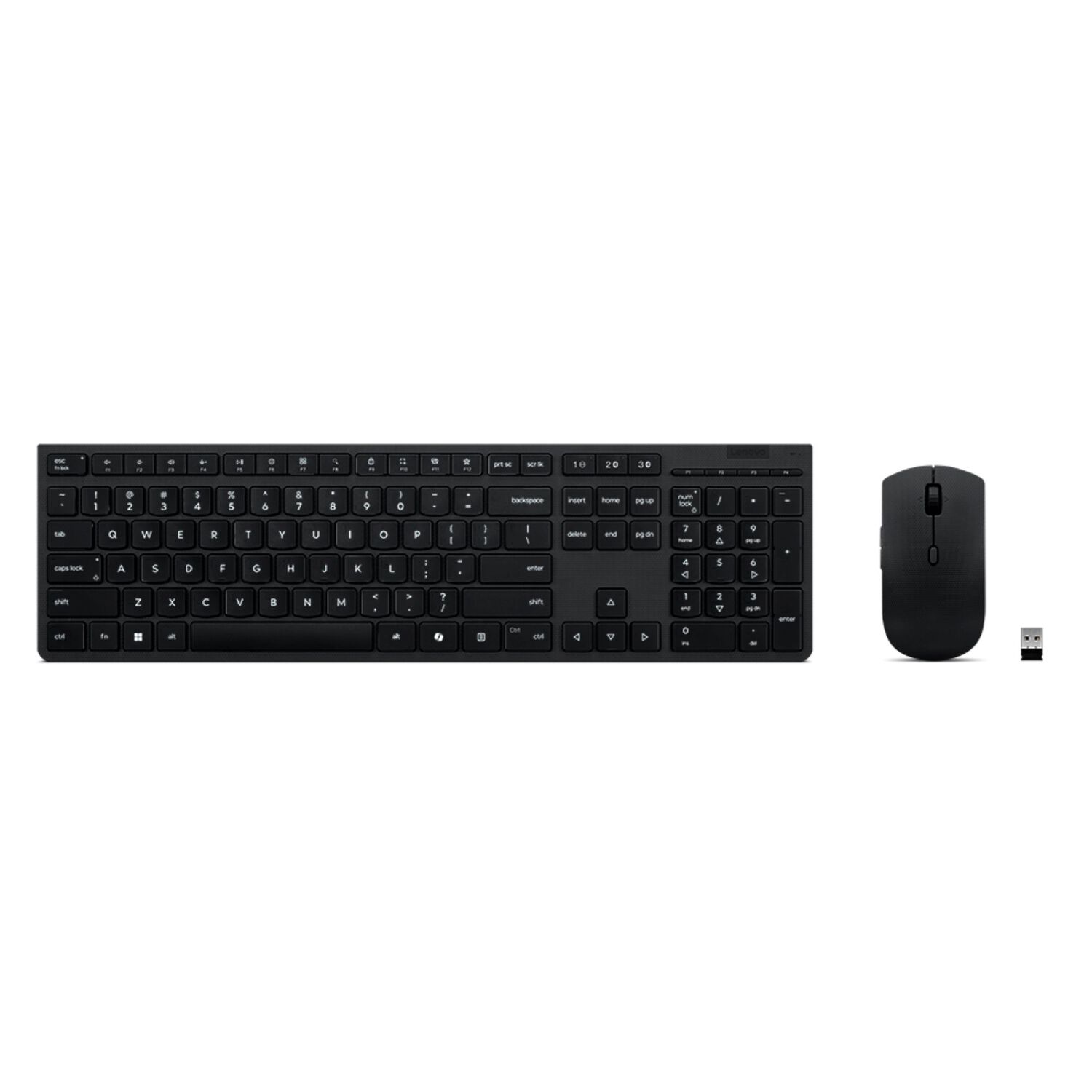 Combo Lenovo Teclado Y Mouse Inalambrico Recargable image number 2.0