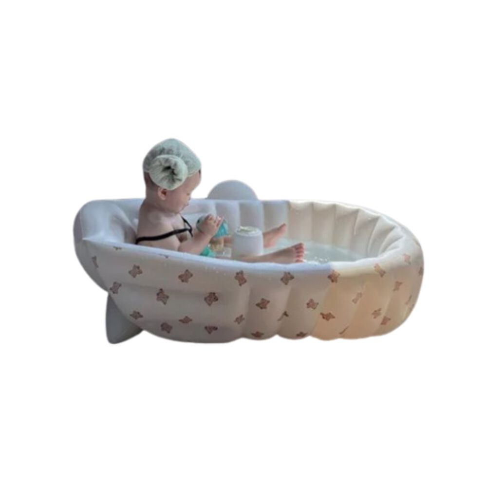 Ba&ntilde;era Inflable Piscina Bebes Antiresbalante C&oacute;moda Port&aacute;til image number 0.0