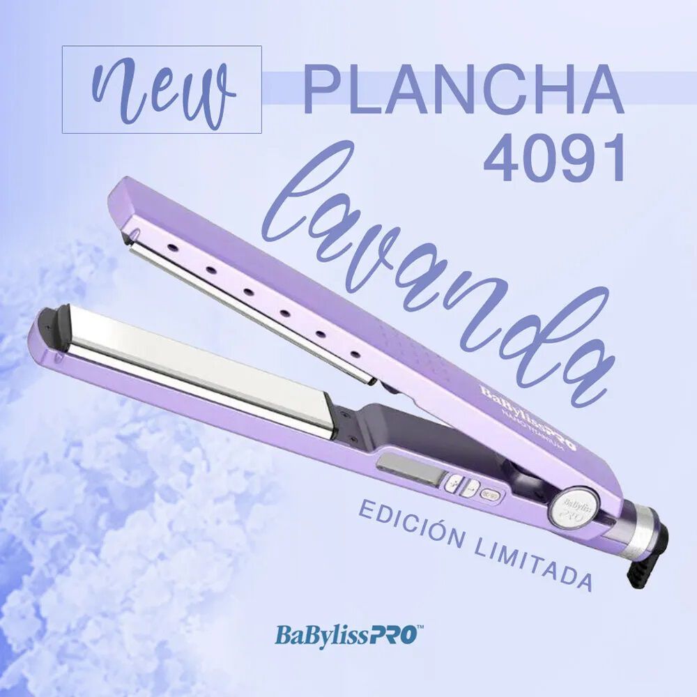 Kit Plancha 32mm Y Cepillo Secador 64mm Babylisspro Lavanda image number 3.0