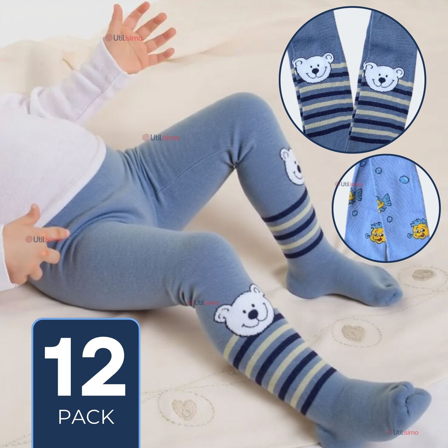 Pack 12 Pantys Algod&oacute;n Primera Capa Ballerina Beb&eacute; Ni&ntilde;o image number 0.0