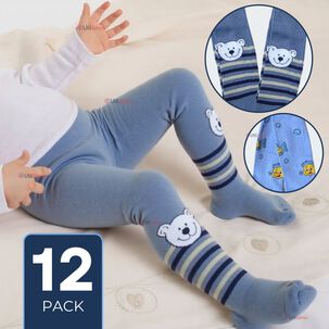 GENERICO Pack 12 Pantys Algodón Primera Capa Ballerina Bebé Niño