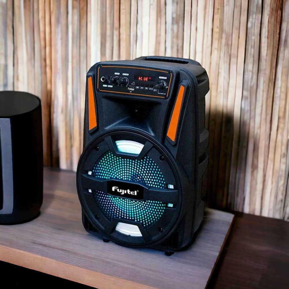 Parlante Karaoke Con Micr&oacute;fono Inal&aacute;mbrico Fujitel Bt8l1new image number 4.0