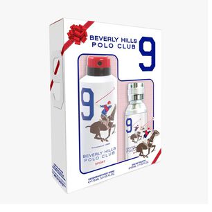 Set De Perfumería Hombre Nine Beverly Hills Polo Club / 50 Ml / Eau De Toilette + Desoderante 175 Ml
