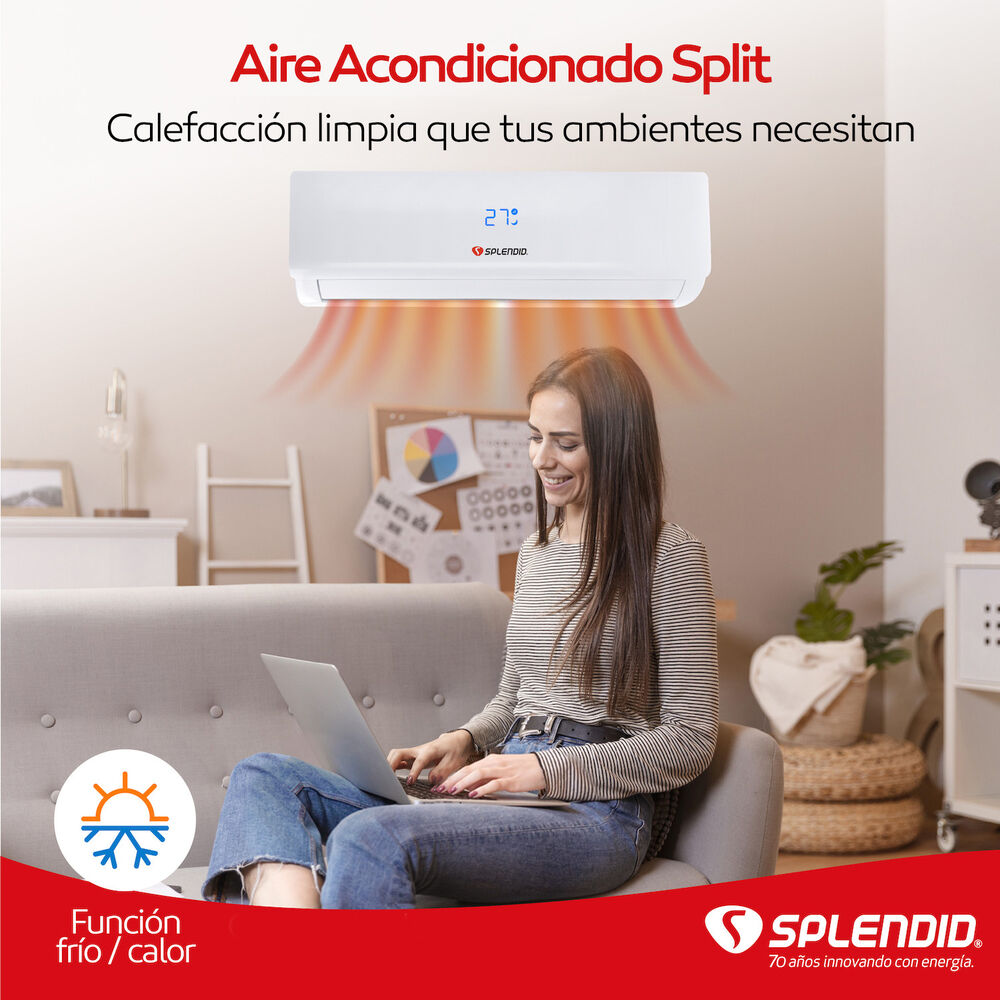 Aire Acondicionado Split 9k Btu Wifi Inverter + Instalación image number 4.0