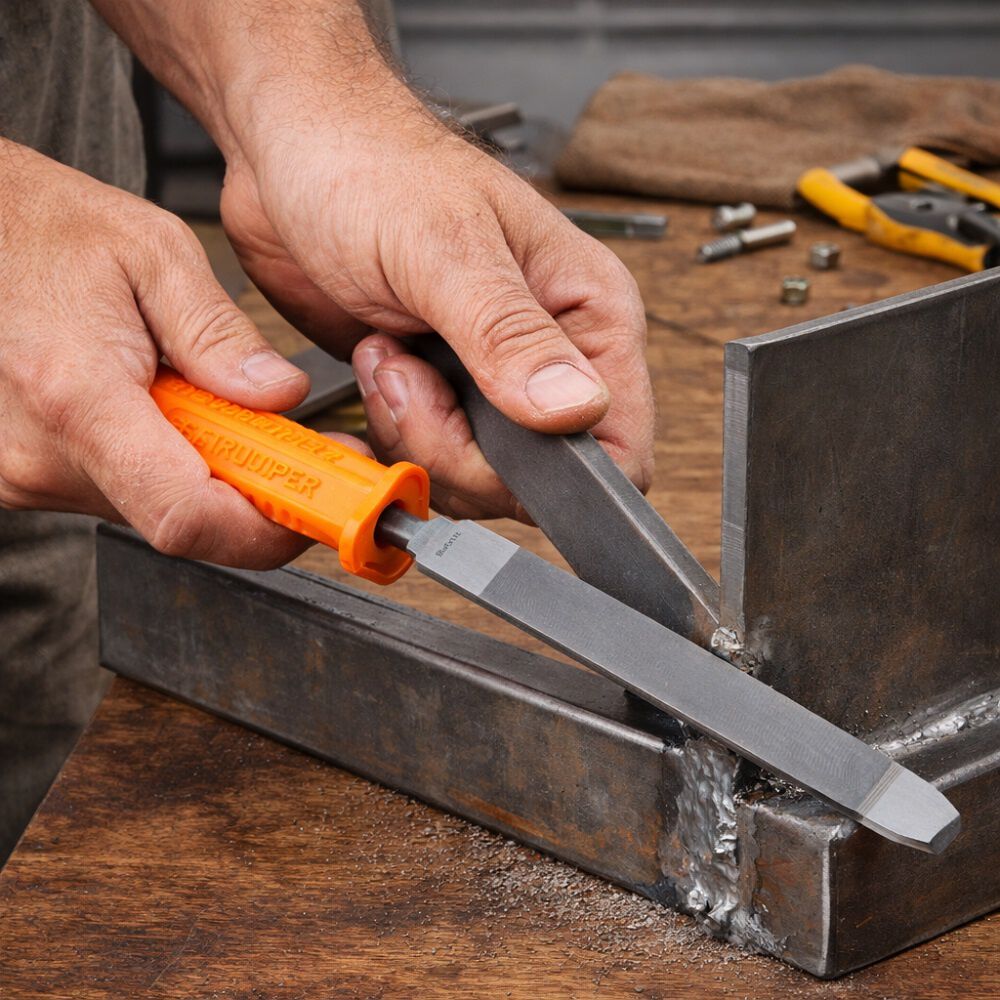 Lima Triangulo Pesado 6 Con Mango Truper Profesional image number 1.0