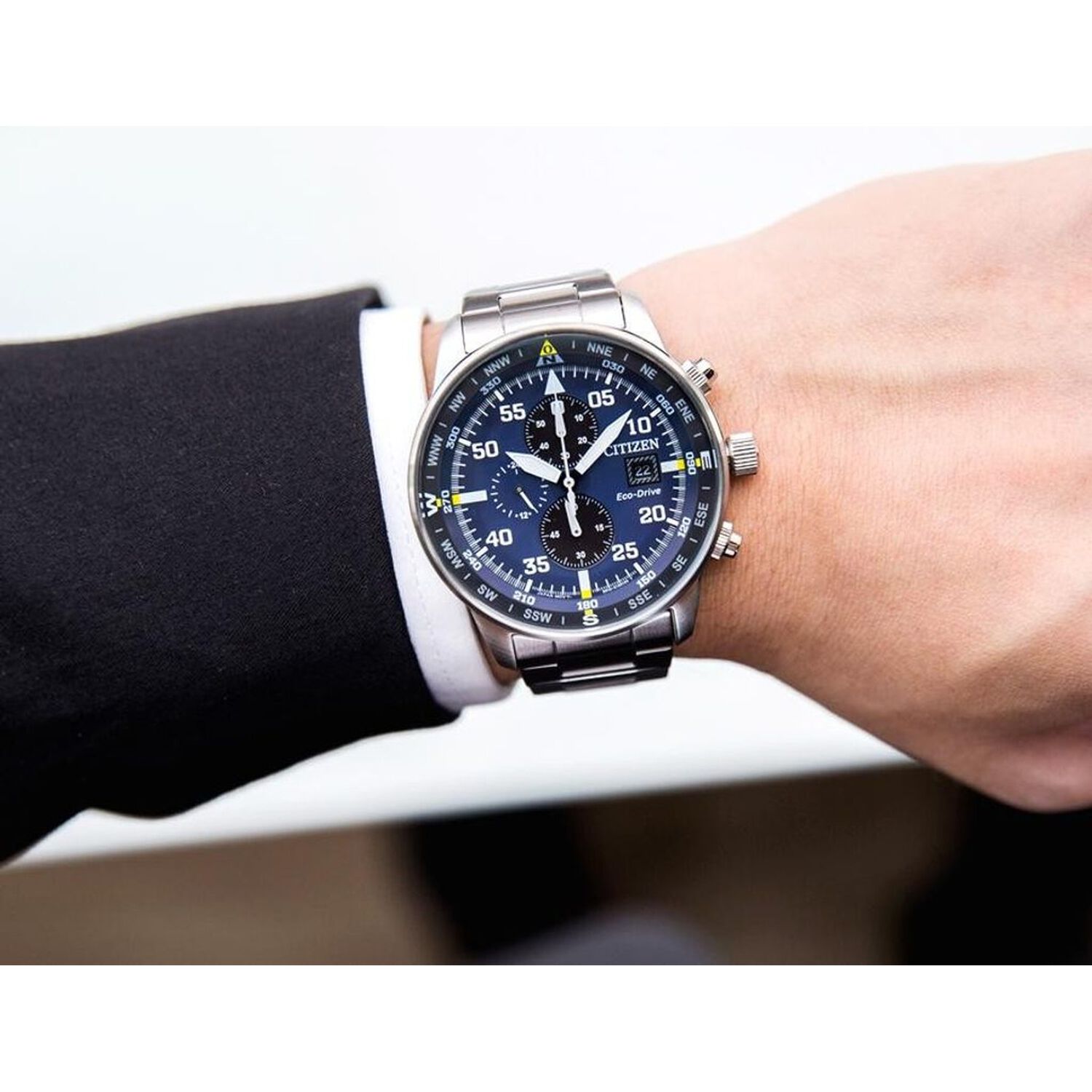 Reloj Citizen Hombre Ca0690-88l Aviator Eco-drive image number 6.0