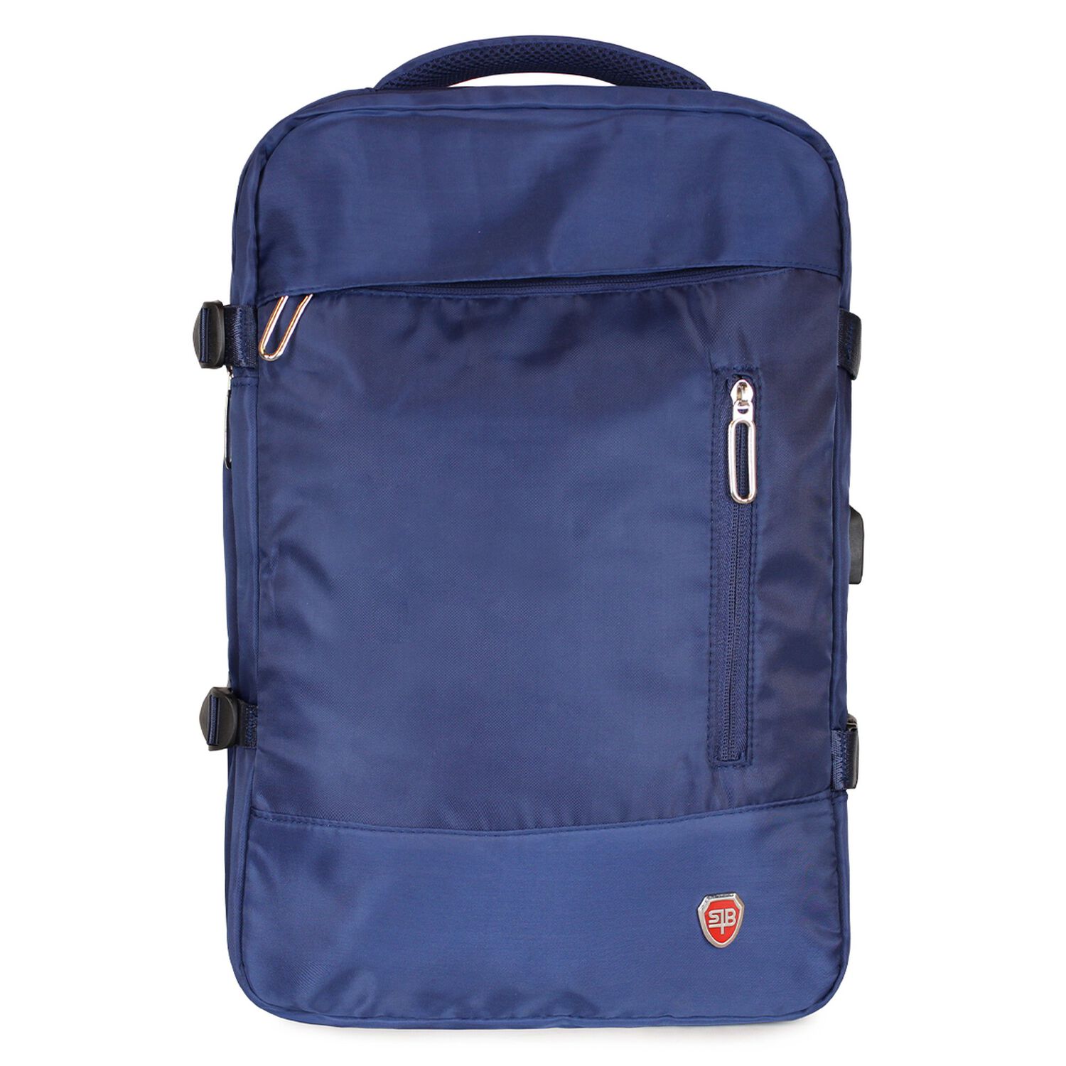 Mochila Viral Azul Con Usb Swiss Bag image number 0.0