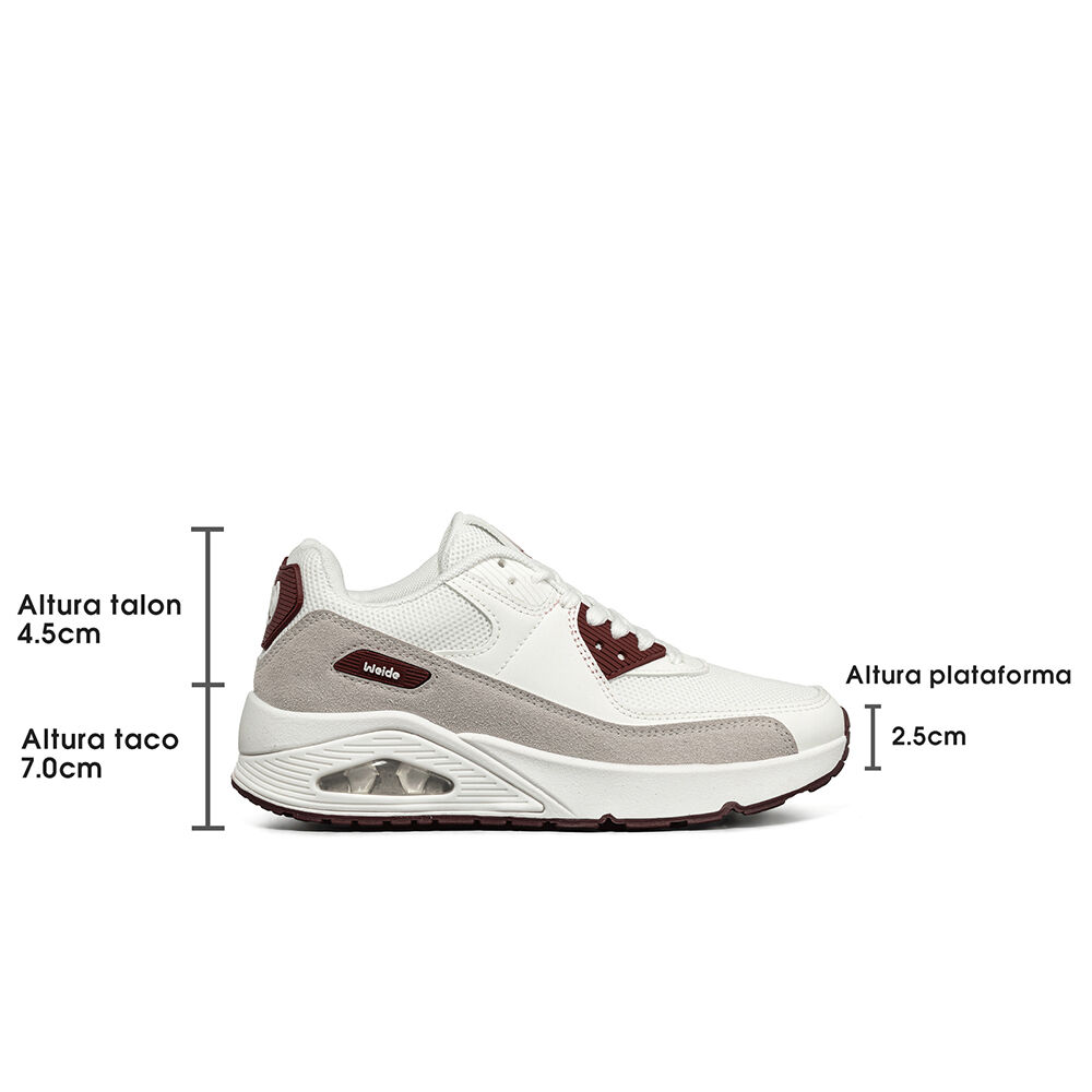 Zapatilla Urbana Casual Mujer Deportiva Clasico Weide Tfa302 image number 6.0