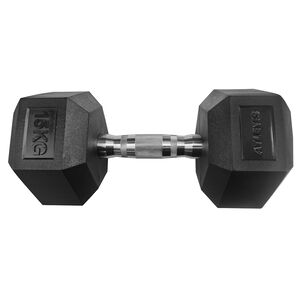 Mancuerna Hexagonal 15 Kg Negro