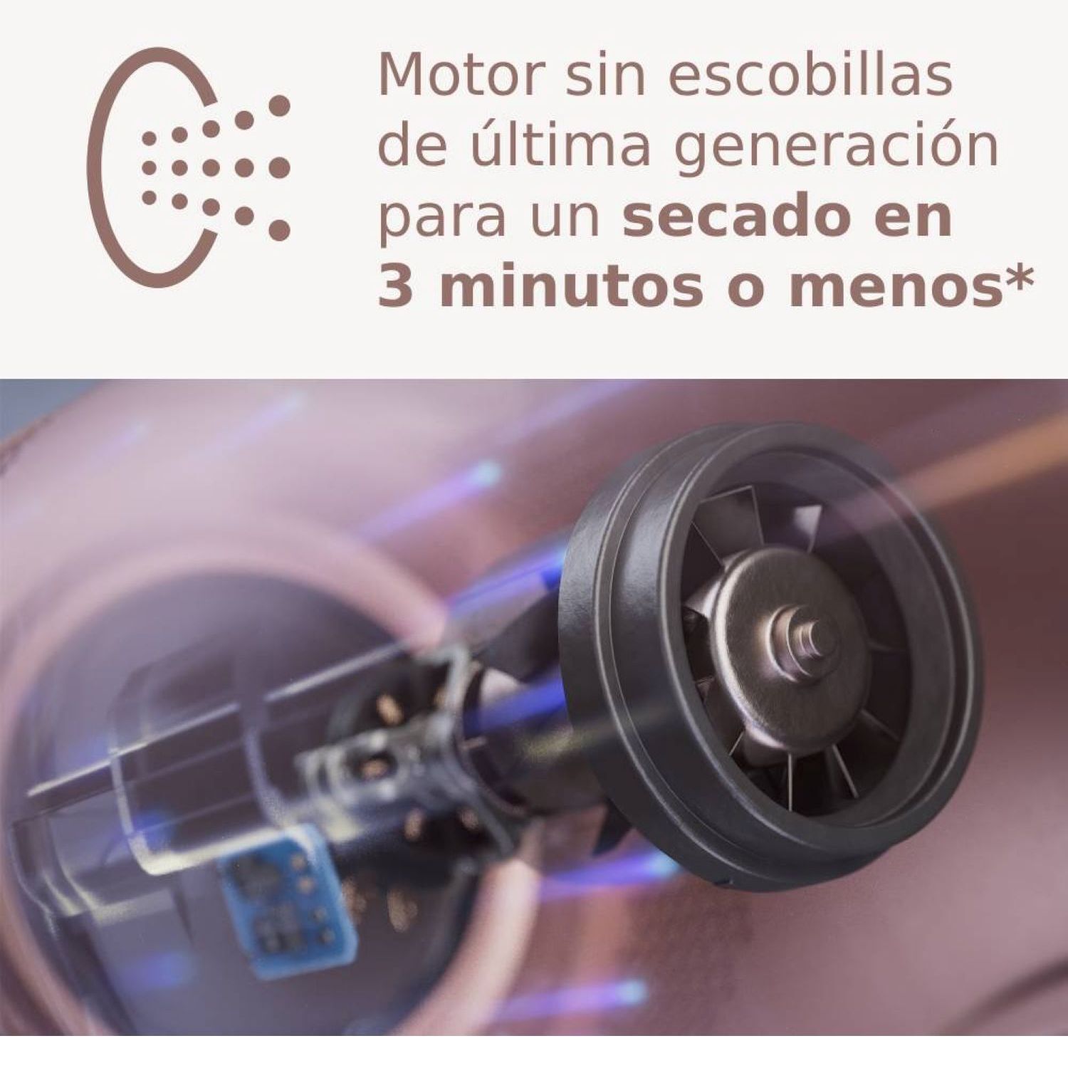Secador De Pelo Philips I&oacute;nico Serie 8000 BHD837/00 Motor 100k RPM image number 3.0