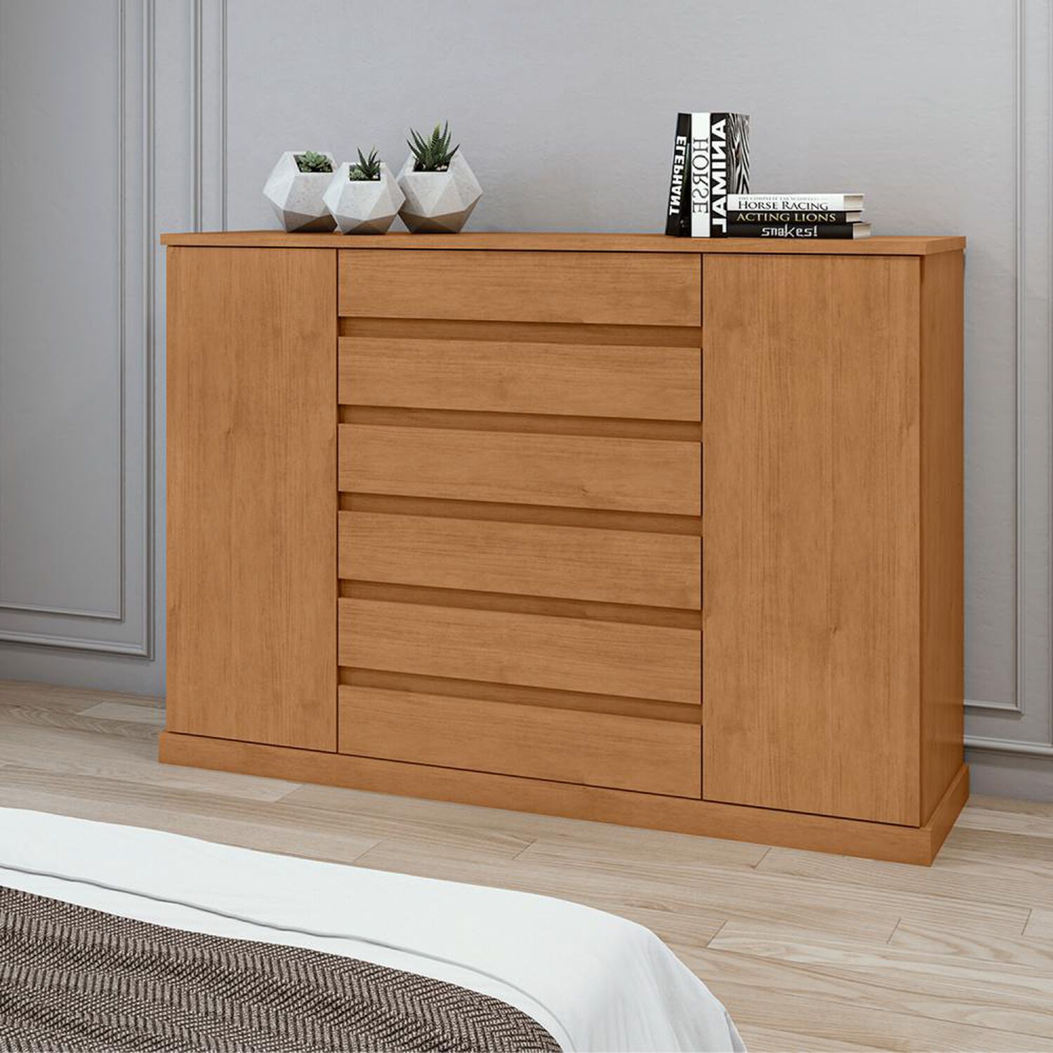 Comoda Di Poretti Design Comoda Vedra / 2 Puertas / 7 Cajones image number 4.0