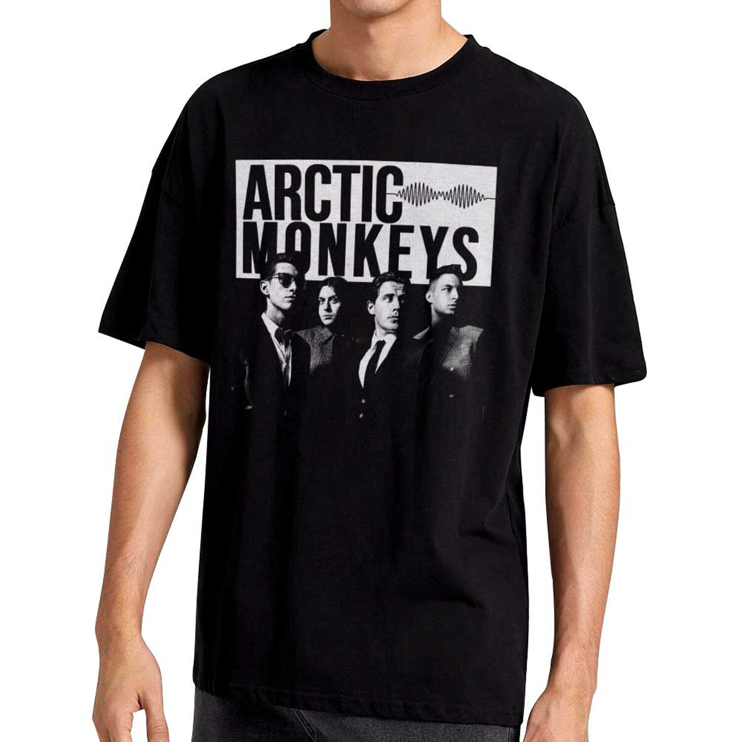 Polera Estampada Arctic Monkeys Integrantes Rock image number 0.0