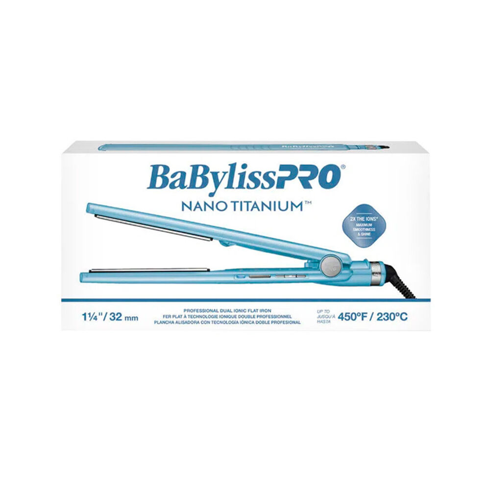 Plancha Para Cabello Babyliss Pro Nano Titanium 32mm Bivolt image number 0.0