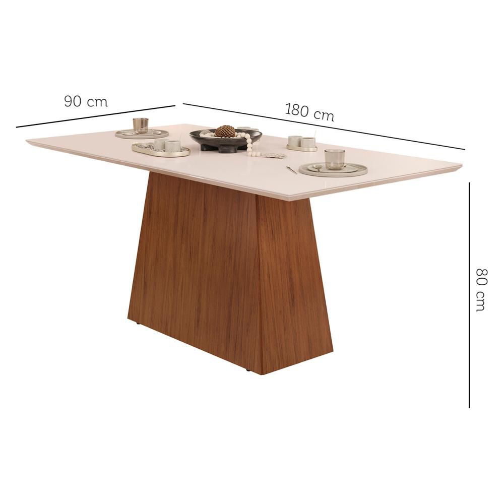 Juego De Comedor Vekkahome Dulce / 8 Sillas image number 1.0