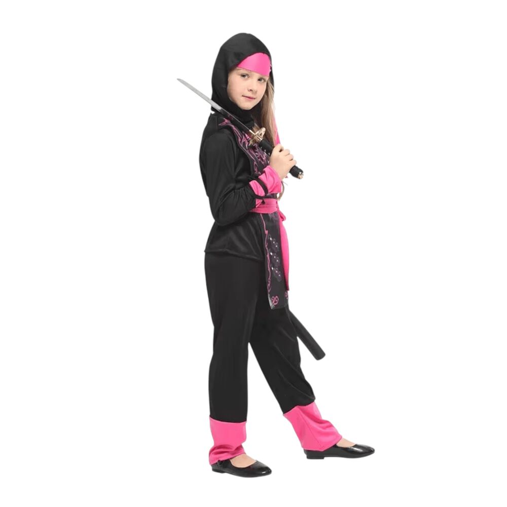 Disfraz Traje Infantil Ninja Dragon Ni&ntilde;a image number 8.0
