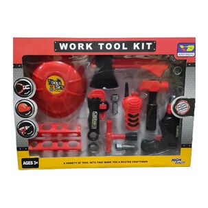 Juguete Set De Bombero 12 Piezas Casco Herramientas Infantil