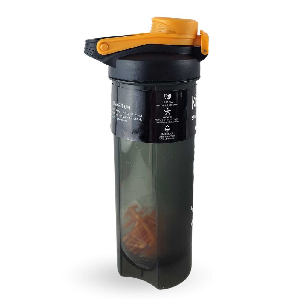 Botella Shaker Keep 700ml Sport Outdoor Gimnasio Naranja image number 1.0
