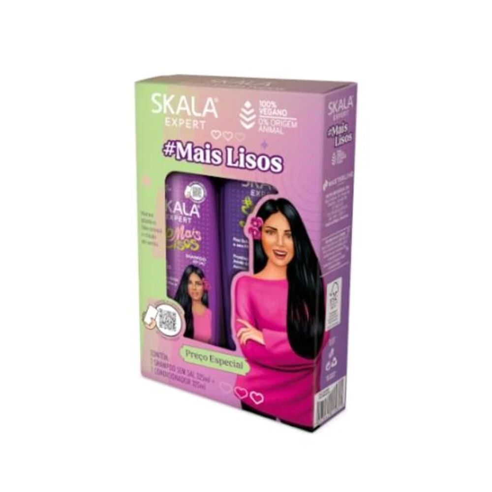 Kit Shampoo Y Acond Mais Lisos Skala Expert 650ml image number 0.0