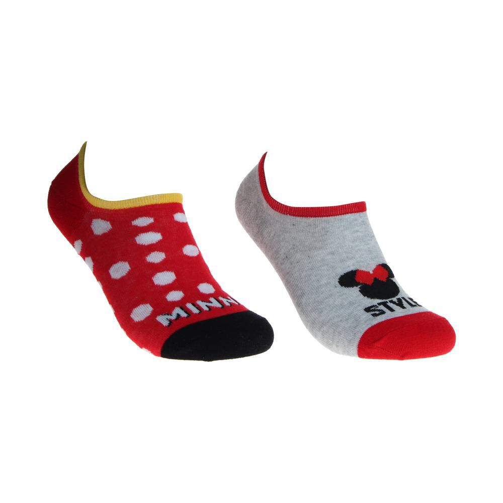 Pack Calcetines Mujer Inv. Puntos Red Minnie / 2 Pares