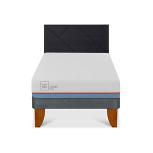 Cama Europea Cic Excellence Plus / 1.5 Plazas / Base Normal + Respaldo