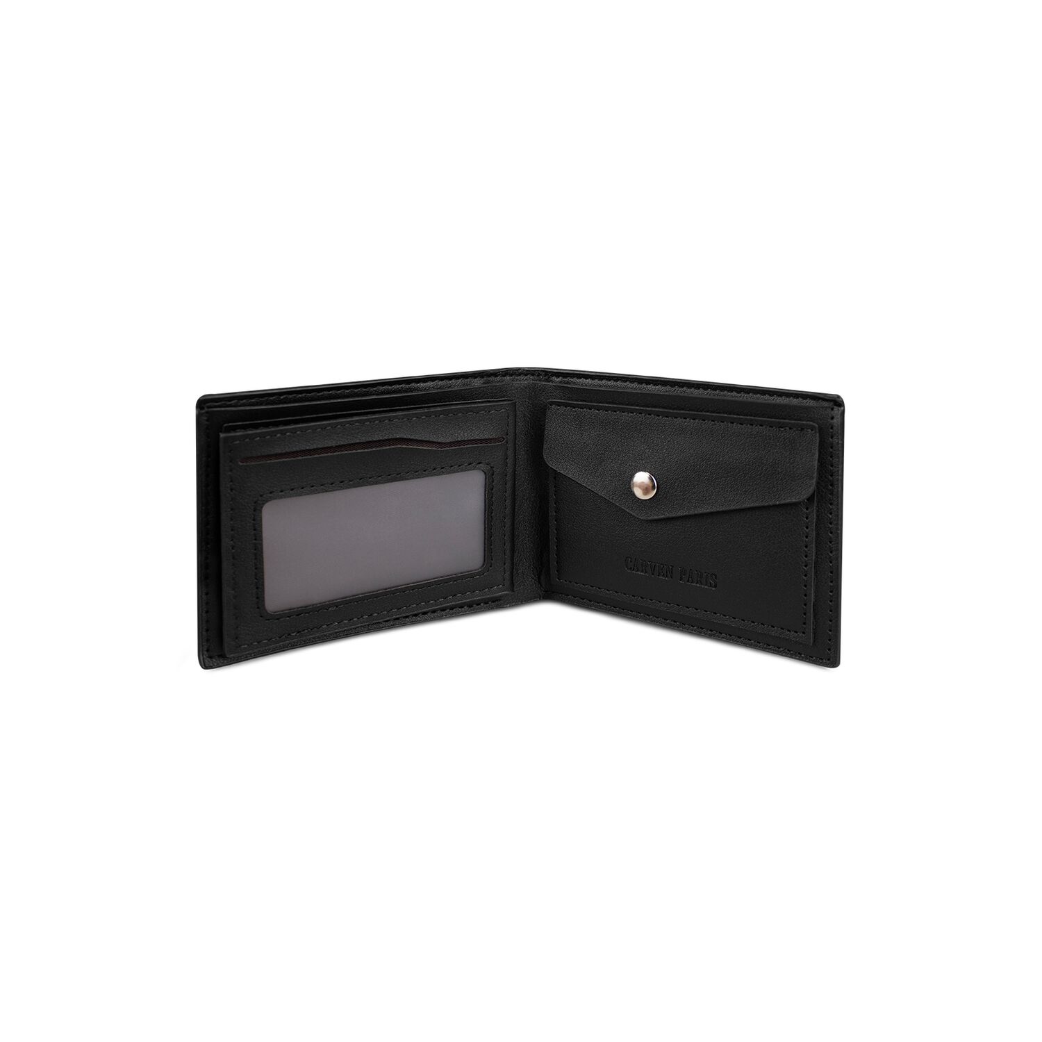 Billetera Hombre Enzo Negra Con Monedero Carven Paris image number 6.0