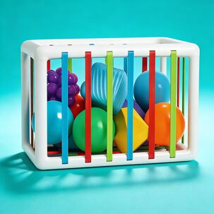 Juguete Did&aacute;ctico Estimulaci&oacute;n Temprana Cubo Sensorial Beb&eacute; Innybin