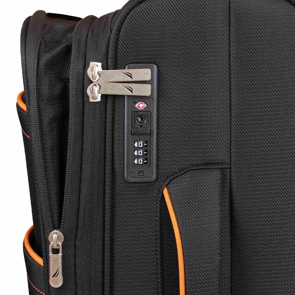 Maleta De Tela S De Cabina Nautica Lisboa 10kg Negra image number 2.0