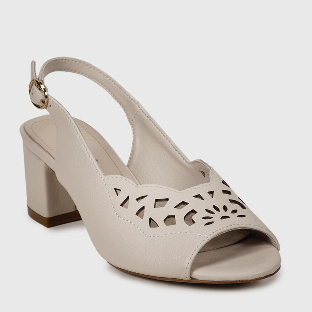  Sandalia Cuero Ninette Beige image number 2.0