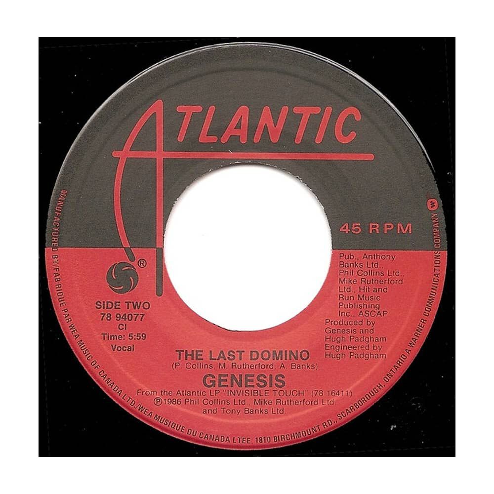 Genesis - Invisible Touch | 7" Single Usado image number 3.0