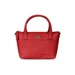 Pack Nautica Mochila Queen + Bolso Tipo Cartera Delray Rojo