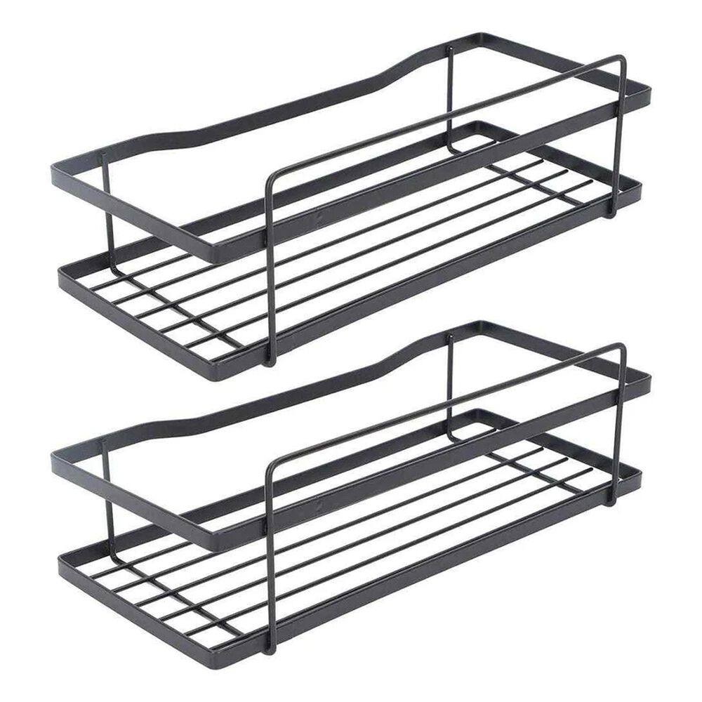 Set 2 Organizadores De Ducha Negro image number 0.0