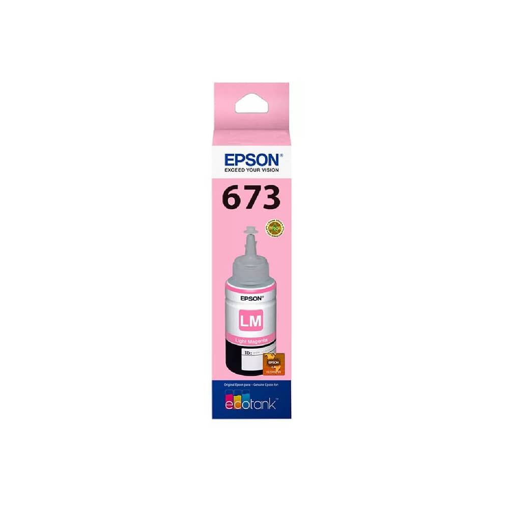 Tinta Botella Epson T673 Ecotank 70ml Magenta Claro image number 2.0