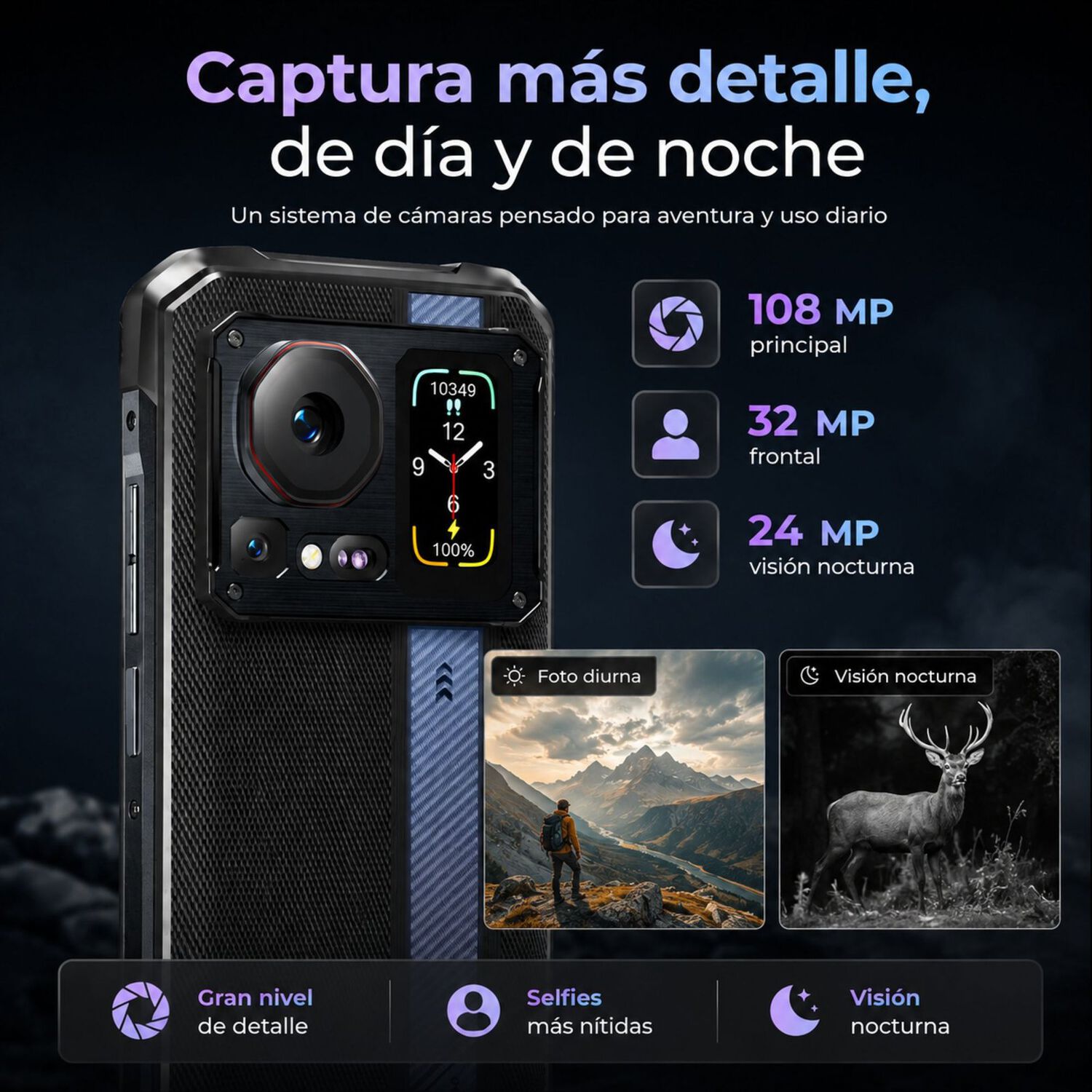Hotwav Cyber 16 Pro Celular Rugged 24gb 512gb image number 7.0