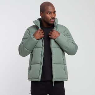 Parka Deportiva Lisa Regular Cuello Alto Hombre Wetland