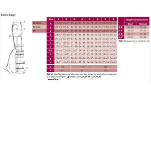 Calcetines Maxi Micro-clase 1 (18/21mmhg) -beige Punta Abierta-talla Vi