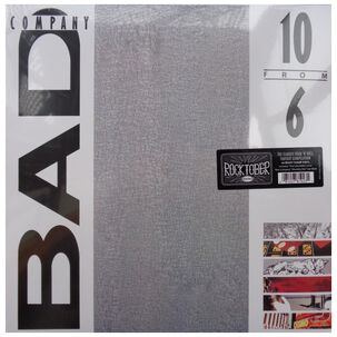 Bad Company - 10 From 6 (clear White Vinyl) | Vinilo