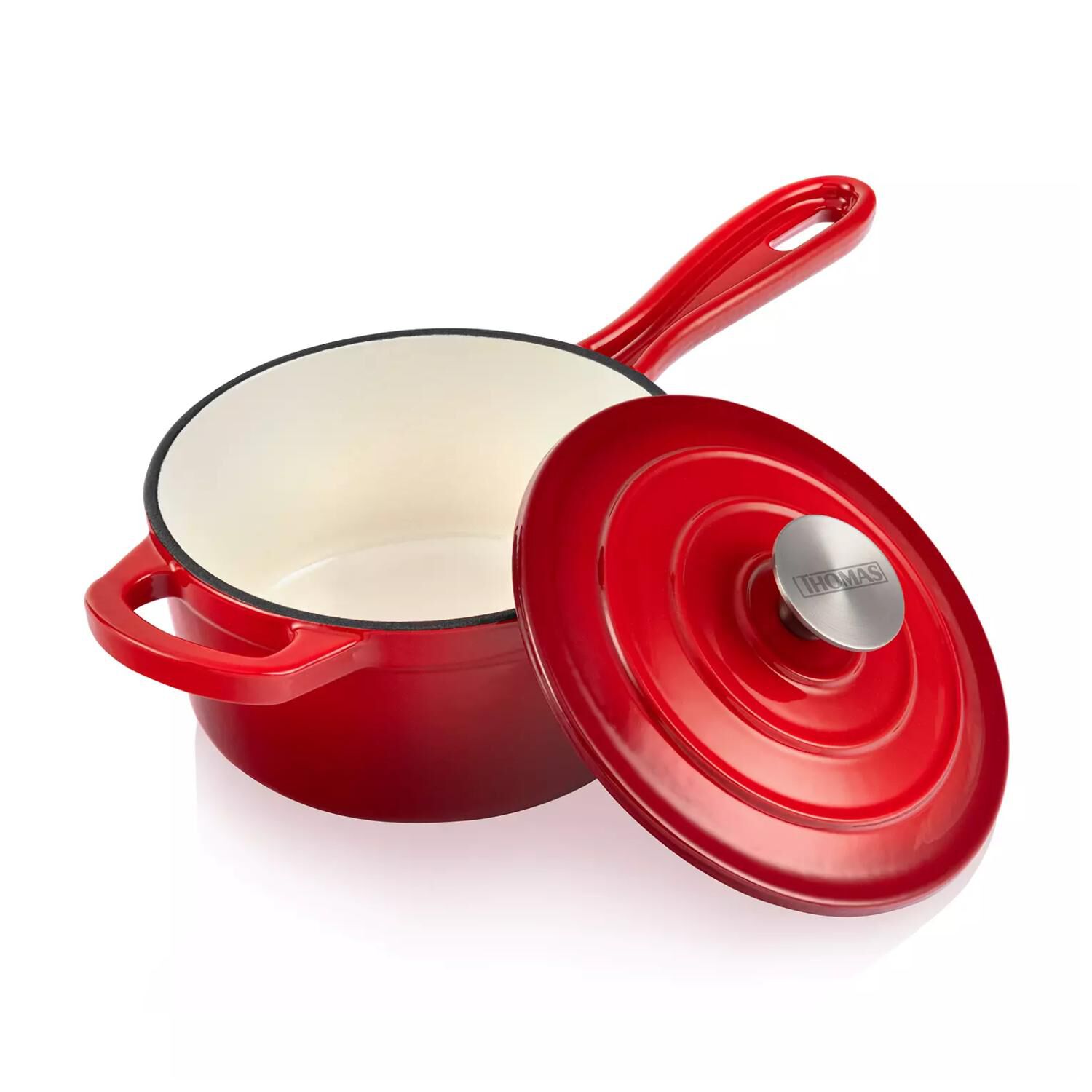 Olla 19cm Hierro Fundido Esmaltado Rojo Th-mca19r Thomas image number 0.0