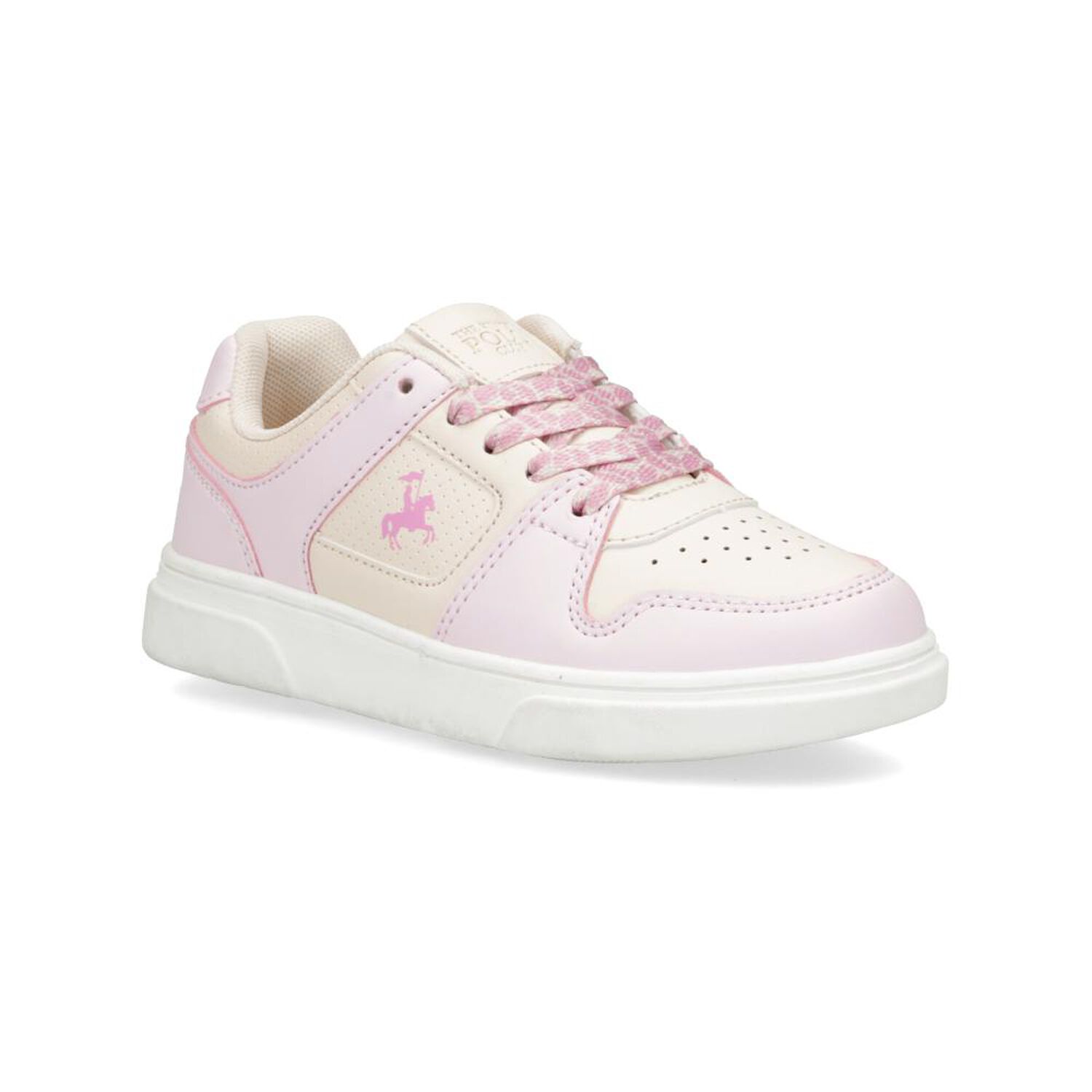 Zapatilla Infantil Ni&ntilde;a The King's Polo Club Beige image number 0.0