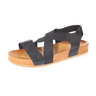 Sandalia Negro V&iacute;a Franca Art. 52109b40903black
