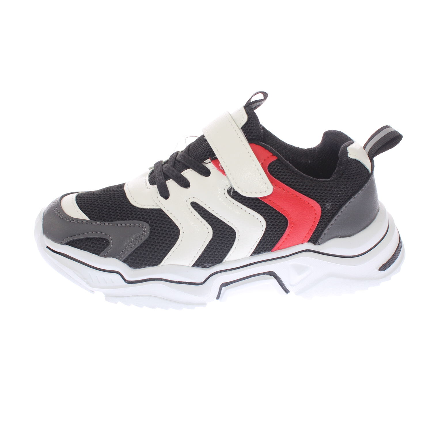 Zapatilla Negro/rojo V&iacute;a Franca Art: 3ycf01107blackred image number 3.0