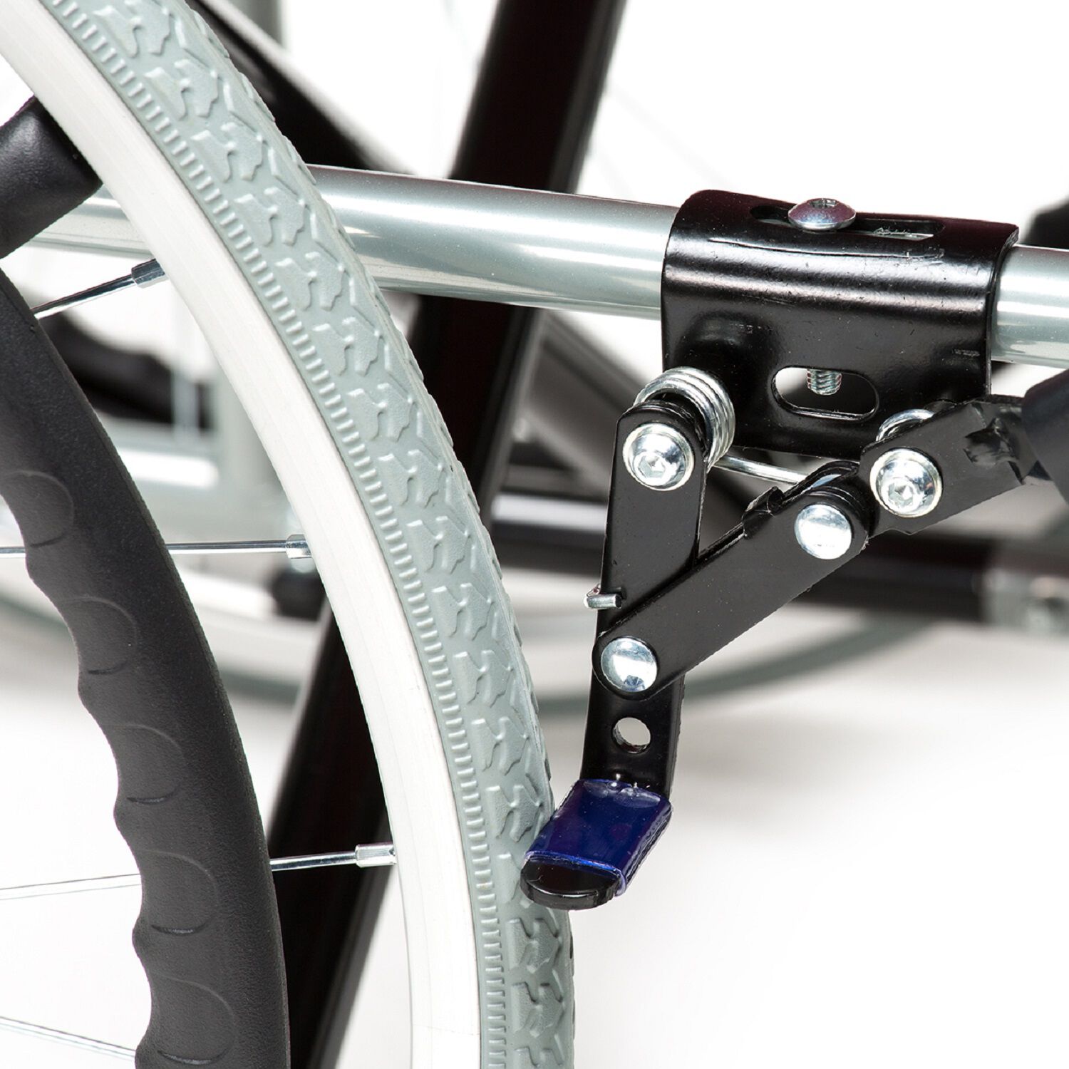 Silla De Ruedas Standard Plegable Azul image number 6.0