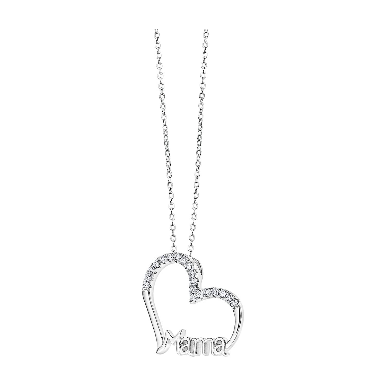 Collar Lp3460-1/1 Lotus Silver Mujer Mothers Love image number 0.0