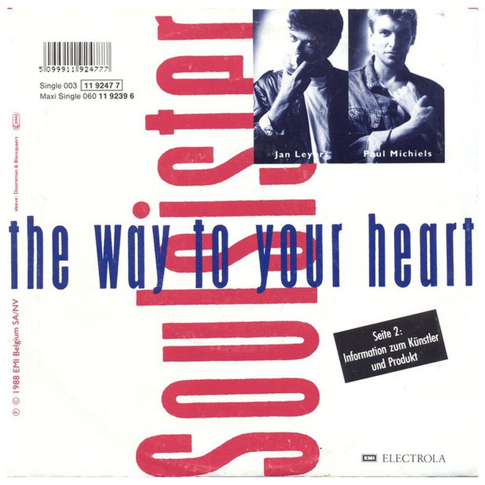 Soulsister - The Way To Your Heart | 7" Single Usado image number 1.0